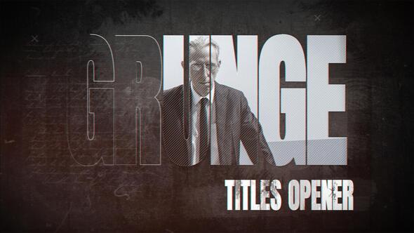 Grunge Titles Opener