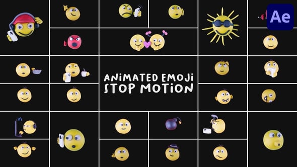 Animated Emoji Stop Motion After Effects