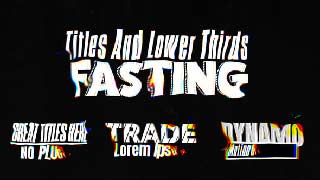 Trippy Titles Lower Thirds