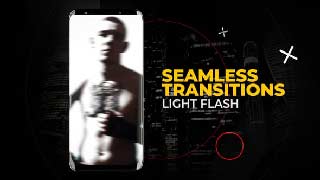 Vertical Light FLash Transitions After Effects