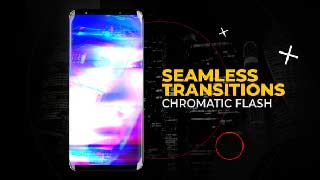 Vertical Chromatic Flash Transitions After Effects