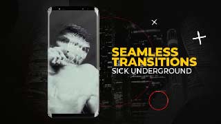 Vertical Sick Underground Transitions After Effects