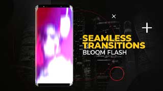 Vertical Bloom Flash Transitions After Effects