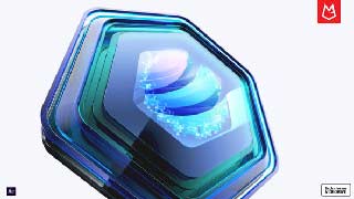 3D Hexagon Clean Logo Reveal-54261126