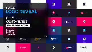 Flat Logo Reveal Pack After Effects