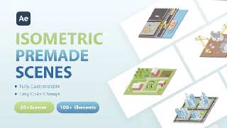 3D Isometric Scenes