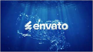 Water Splash Logo Reveal