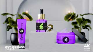 Cosmetic Display Mockup