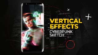 Vertical Cyberpunk Sketch Effects After Effects-54290890