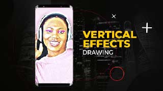 Vertical Drawing Effects After Effects