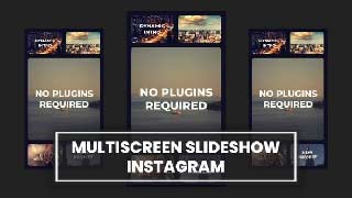 Multiscreen Instagram Slideshow