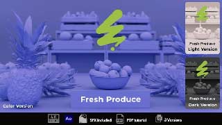 Fresh Produce Market Intro-54359599