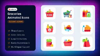 Groceries Animated Icons-54395566