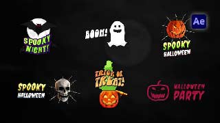 Halloween Spooky Titles Pack-54603326