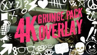 Grunge Pack Overlay 4K-54610428