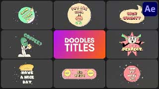 Comic Doodles Titles for After Effects-54630740