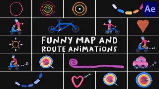 Funny Map And Route Animations After Effects-54648001