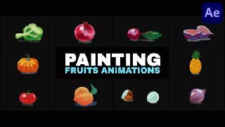 Painting Fruits Animation After Effects-54648752