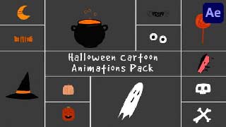 Halloween Cartoon Animations for After Effects-54648856