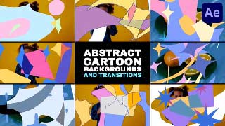 Abstract Cartoon Transitions After Effects-54669298