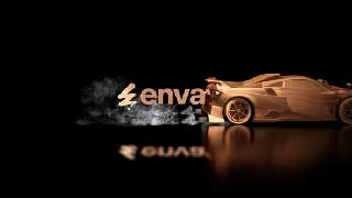 Wooden sports car logo-54677431