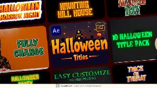 Halloween Titles For After Effects-54716072