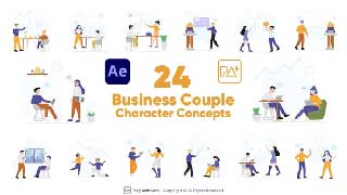 Business Couple Character Concepts For After Effects-54723828