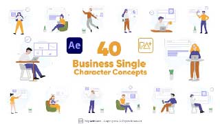 Business Single Character Concepts For After Effects-54723863