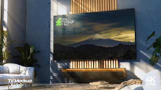Home Interior UHD TV Mockup-54730450
