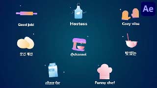 Baking And Cooking Icons And Titles for After Effects-54774808