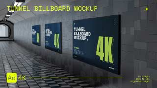 Tunnel Billboard Mockup-54867805