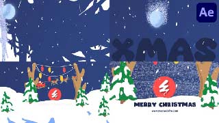 Christmas Cartoon Santa Logo After Effects-54886440