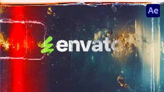 Cinematic Film Burn Logo-54890864