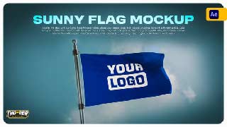 Sunny Flag Mockup-54918919