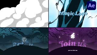 Halloween Fantasy Logo for After Effects-54925199