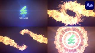 Fire Twist Logo Reveal for After Effects-54946820