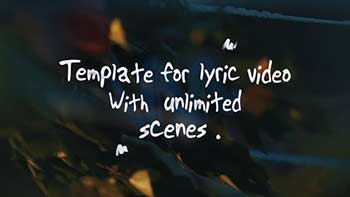 Lyric Video Template-28438225