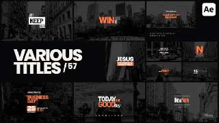 Various Titles 57-55695144