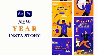 New Year Instagram Story-55692923