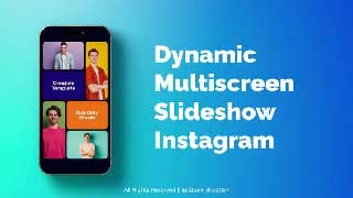 Colorful Instagram Multiscreen Slideshow Split Screen Presentation-55711549
