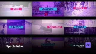 Intro Opening-Sports Intro After Effects Project Files