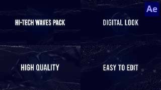 HiTech Waves Pack for After Effects