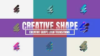 Creative Shape Logo Transitions