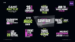 Fresh Text Animation AE-56209897