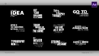 Smooth Text Animation-AE-56210381
