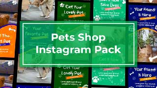 Pets Vertical Instagram Template