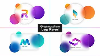Glassmorphism Logo Reveal-32164235