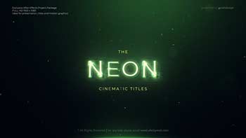 Neon Cinematic Titles-32193767