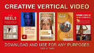 Vertical Slideshow Reels Red Gold-56424049