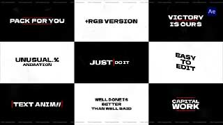 Texture Text Animation-AE-56436330